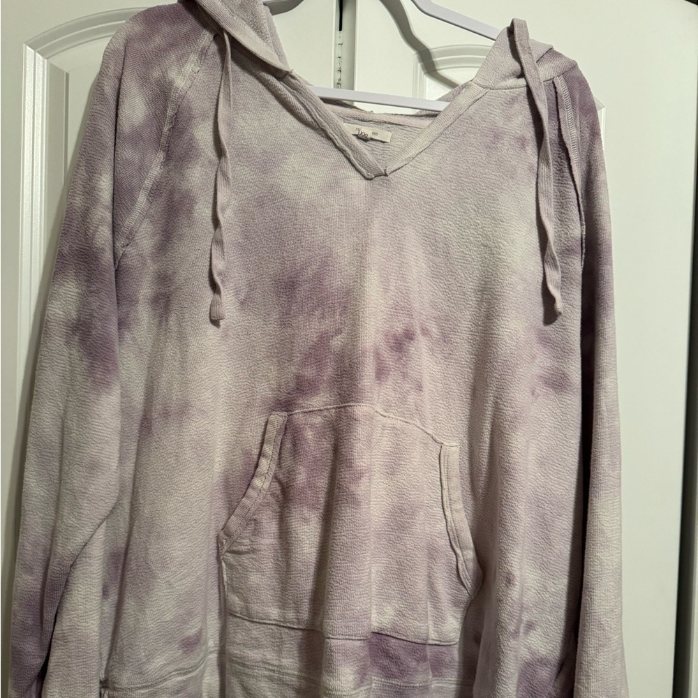 Maurices Lavender Tie-Dye Hoodie